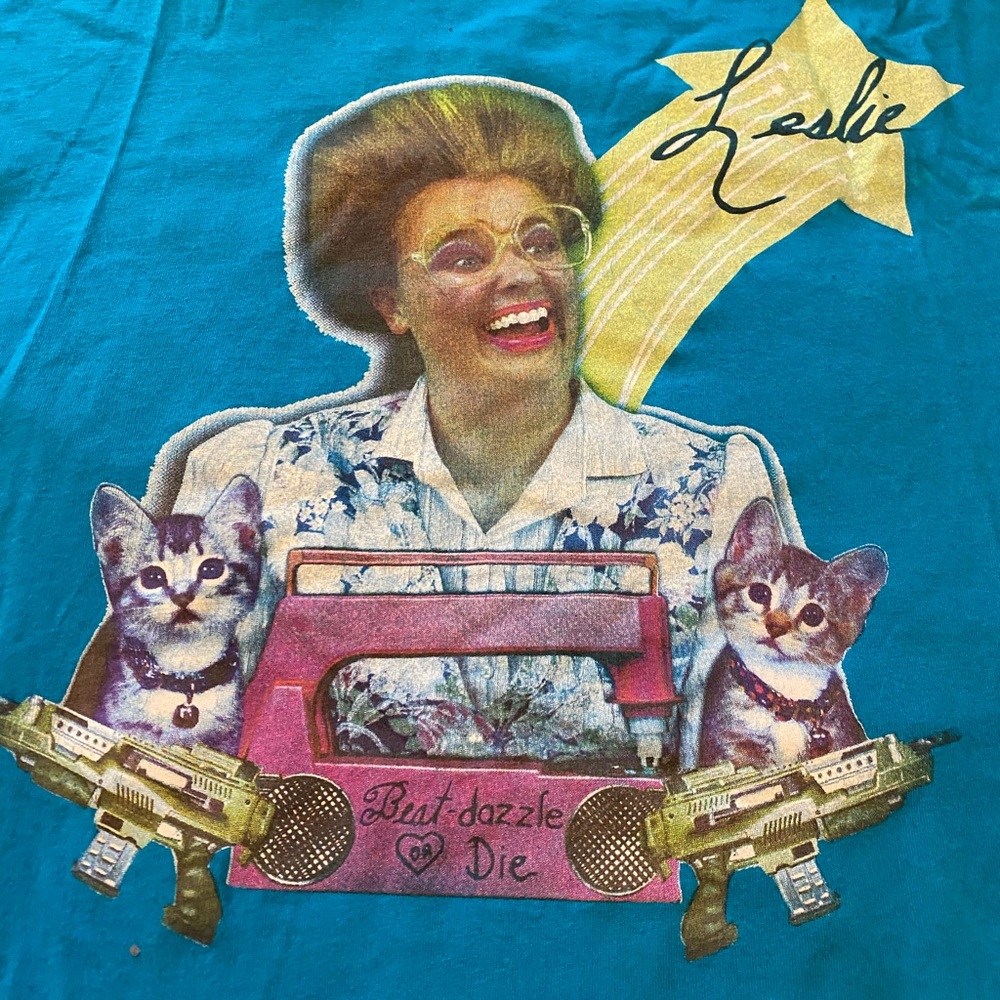 Leslie Hall “Beat Dazzle or Die” graphic tee | LG